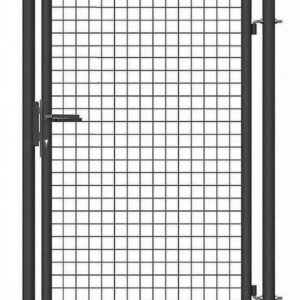 Furtka ogrodowa SX 1,00 x 1,70 m - antracyt , zielona